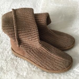 Uggs knit boots - brown